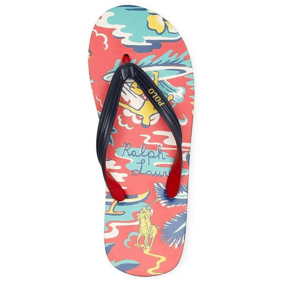 Polo Ralph Lauren Men's Aloha Flip Flops - Picture 2 of 4